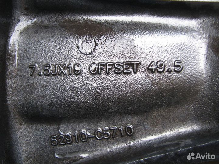 Диск литой R19 Kia Sorento 3 Prime 2014+ 1 штука