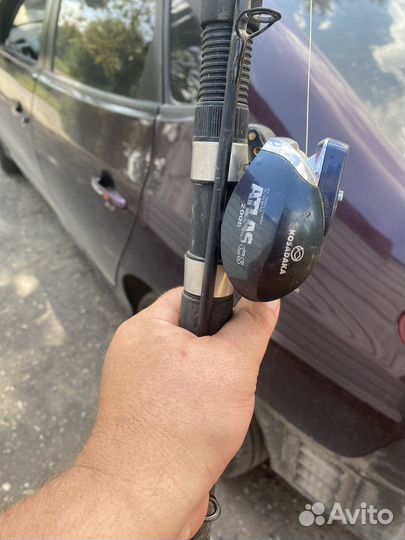 Спининг в зборе с катушкой для тролинга