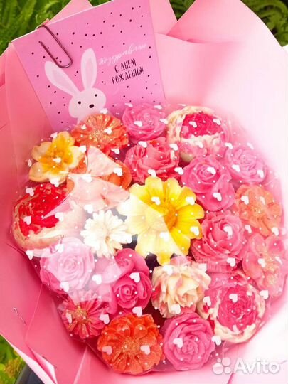 Букеты из шоколадных цветов