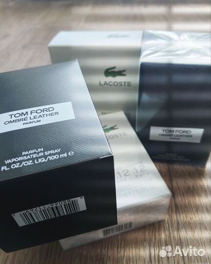 Туалетная вода женская Tom Ford, Мужская Lacoste