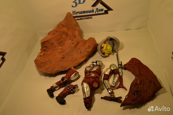 Мандалорец, диорама star wars