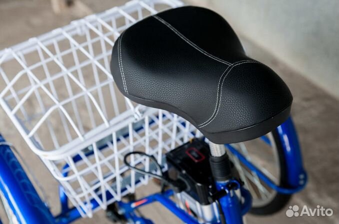 Электровелосипед трехколесный для взрослых Чемпион