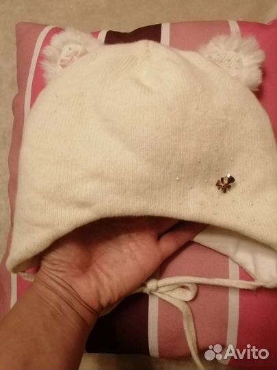 Шапка зимняя для девочки 48 50
