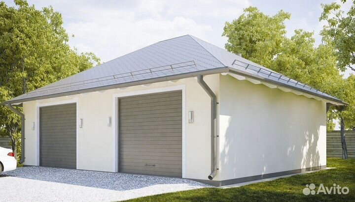 Тёплый гараж с быстрой постройкой для авто
