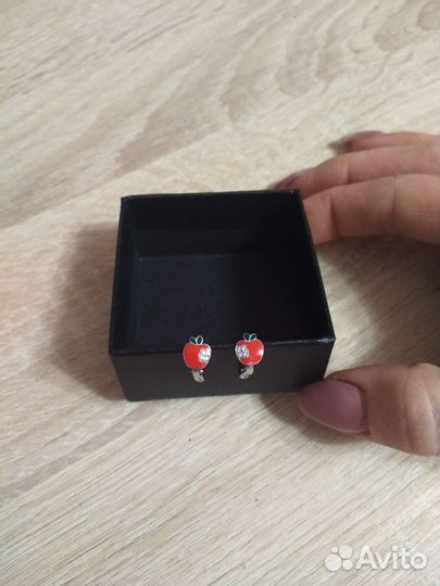 Серьги серебро