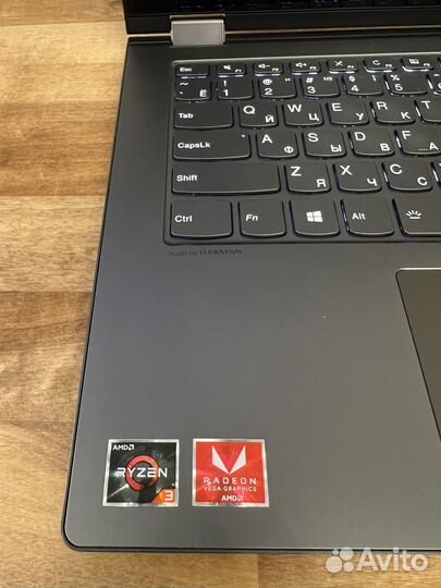 Сенсорный Lenovo Yoga Ryzen 3 8Gb DDR4 SSD металл
