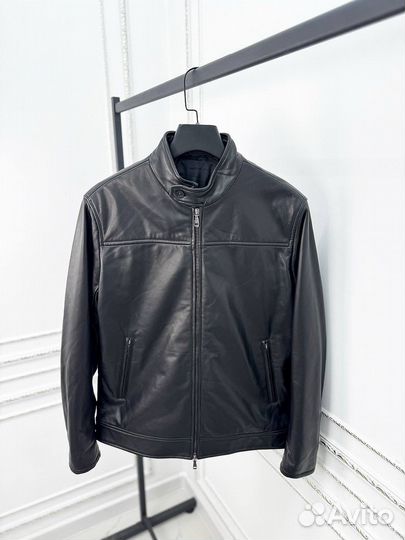 Кожаная куртка Brioni