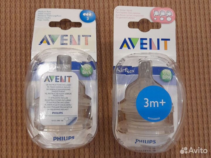 Соска на бутылочку avent