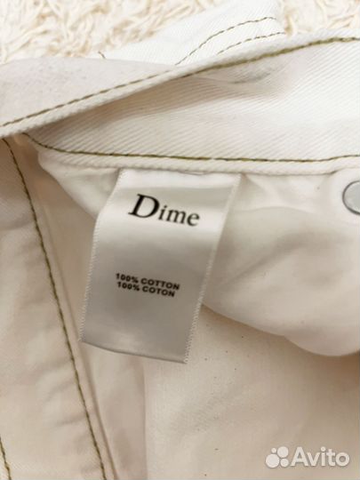 Шорты Dime белые