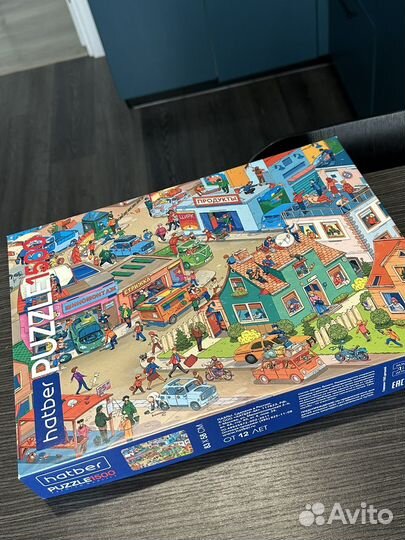 Настольные игры пазл Hatber 1500 деталей