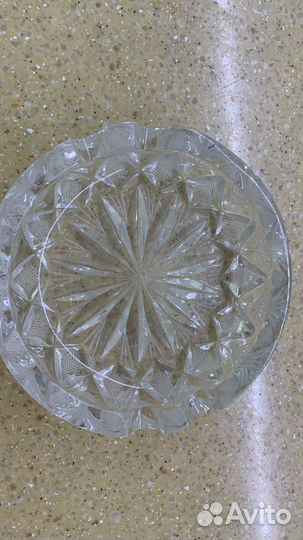 Пепельница хрустальная СССР