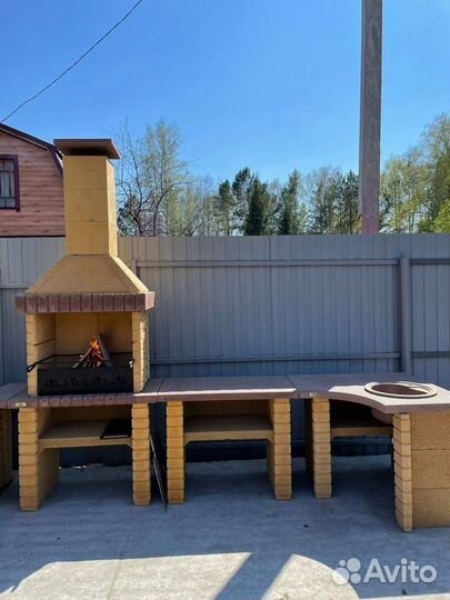 Печь под казан к барбекю