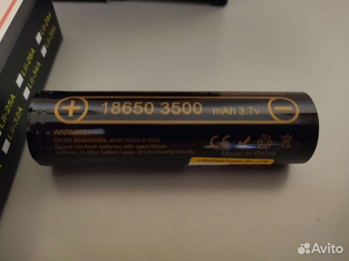 Аккумулятор 18650 Liitokala 3500/AA-2600/AAA-1000