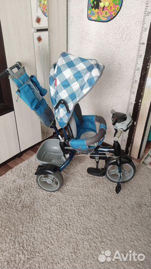 Велосипед коляска с ручкой