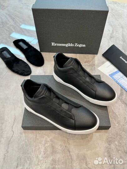 Слипоны зимние Ermenegildo Zegna Мужские