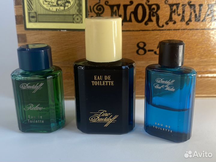 Миниатюры Davidoff Relax / Zino 5/7ml. 1990-е