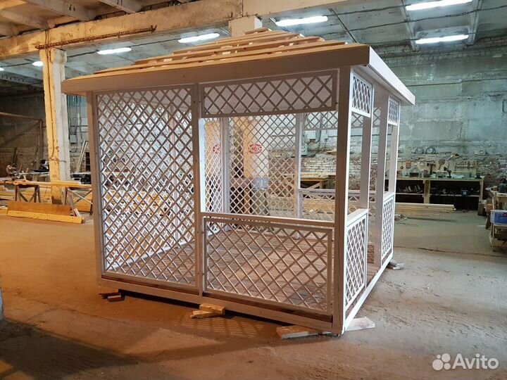 Беседка садовая из дерева