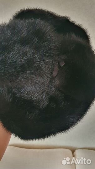 Шапка ушанка норковая