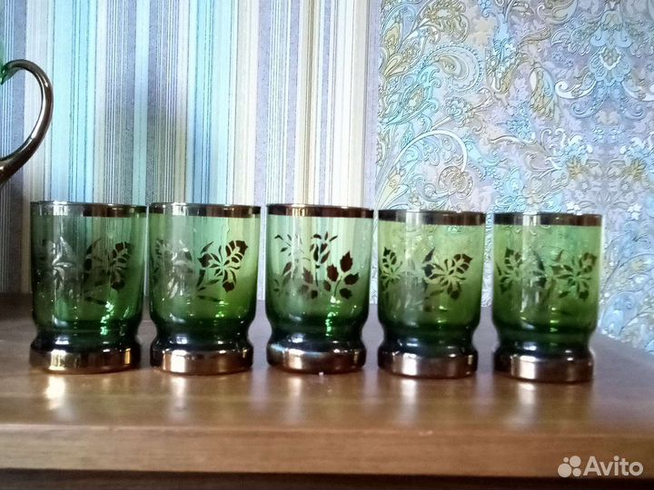 Графин ссср.Рюмки гдр