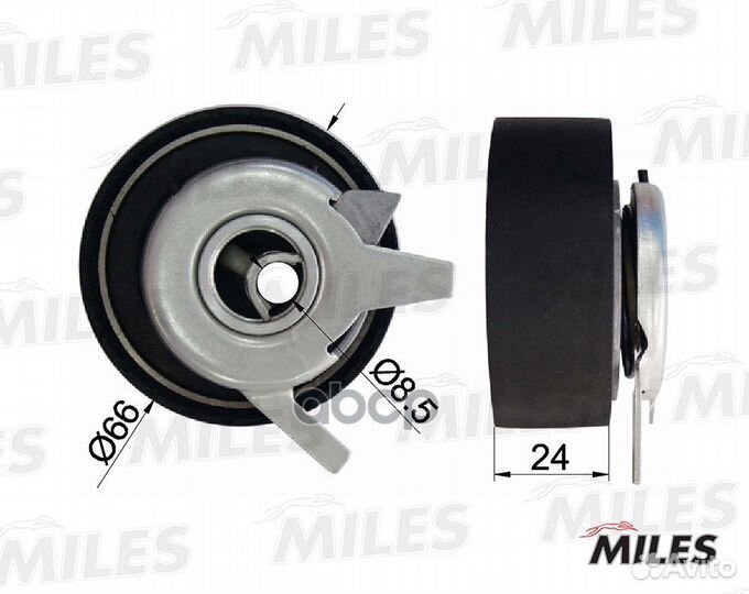 Ролик ремня грм VW T4/LT 2.5 TDI ag02072 Miles
