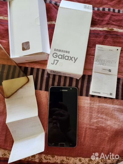 Смартфон бу samsung G7 (2016) в хорошем состоянии