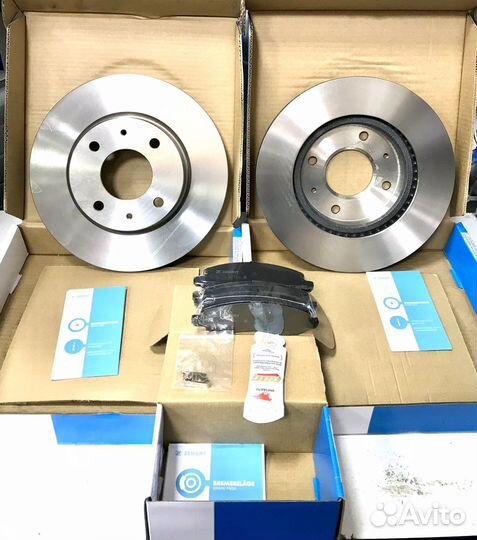 Тормозные диски перед и колодки Lancer lX, Galant