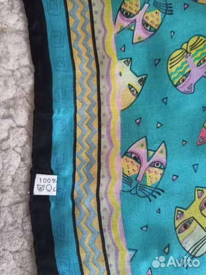 Женский шарфик из натурального шелка 130х30