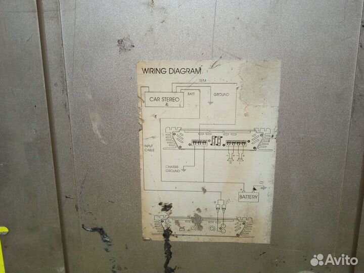 Усилитель магнитофона power acoustik 2-канальный 4