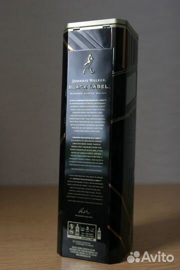 Жестяная коробка от виски black LAB