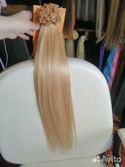 Волосы натуральные для наращивания 55 см