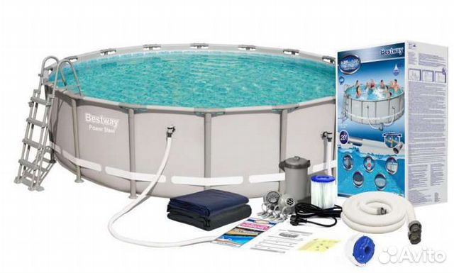 Каркасный бассейн 366х76, 457x122