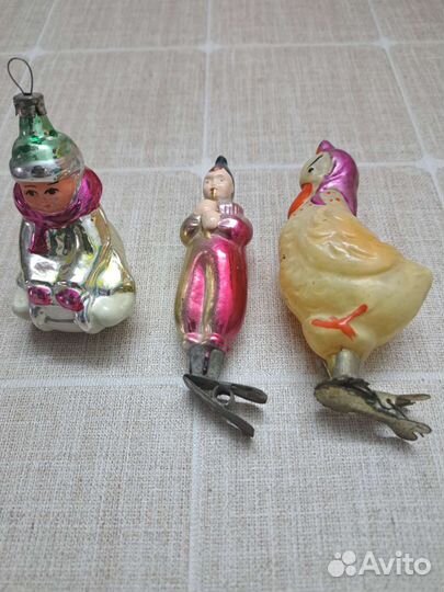 Елочные игрушки СССР