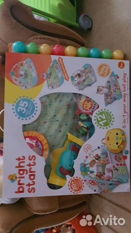 Игровой коврик Bright Starts 0+