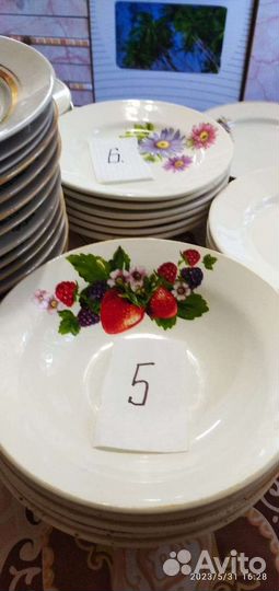 Тарелки глубокие и неглубокие СССР