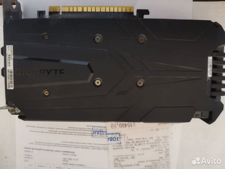 Видеокарта Gigabyte GTX 1050 Ti OC 4Gb