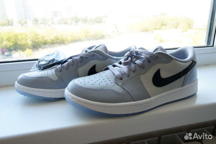 Nike air jordan 1 low golf wolf grey (оригинал)