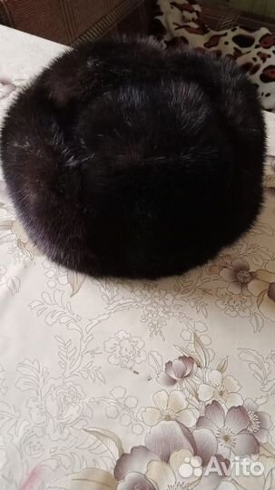 Продаю мужскую норковую шапку в хорошем состоянии