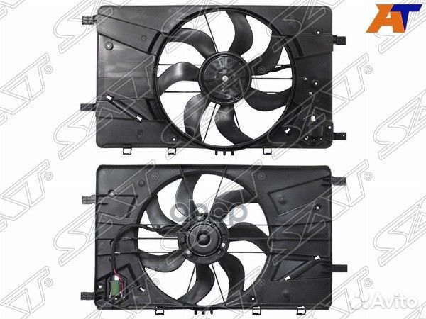 Диффузор радиатора в сборе chevrolet cruze акп