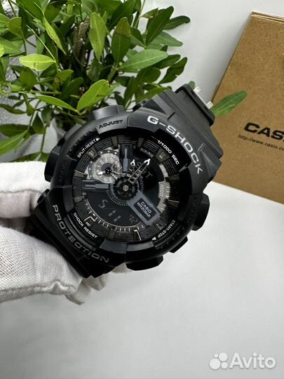 Часы casio g shock ga 110 черные