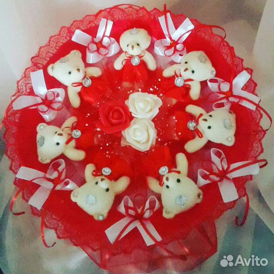 Букет из мягких игрушек