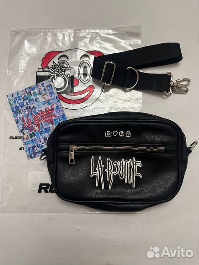 Сумка la routine кожа