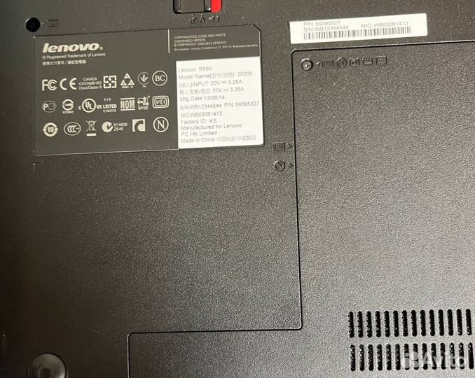 Ноутбук lenovo b590