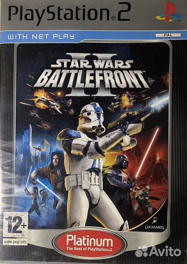 Диск для PS2: Star Wars battlefront