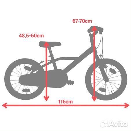 Детский велосипед btwin 16 decathlon