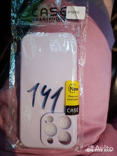 Силиконовый чехол на iPhone 14про