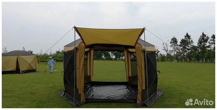 Тент шатер туристический автоматический 2 -360х360
