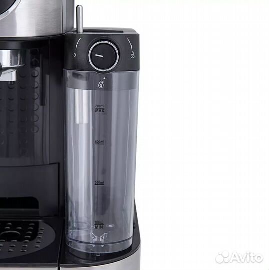 Кофеварка Kitfort кт-703, 1230Вт, серебристый