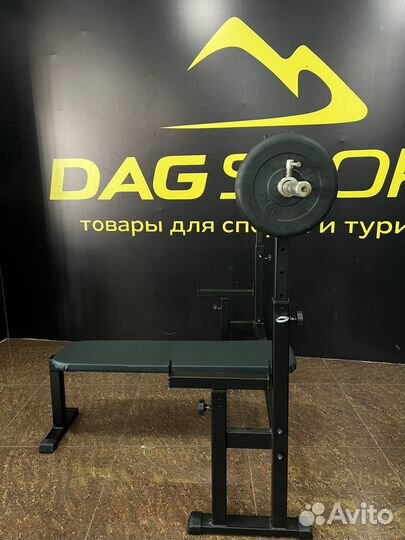 Скамья для жима с подстраховкой