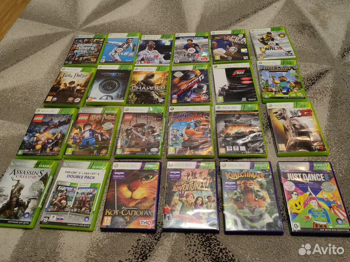 Диски на xbox 360 (наличие и цена в описании)