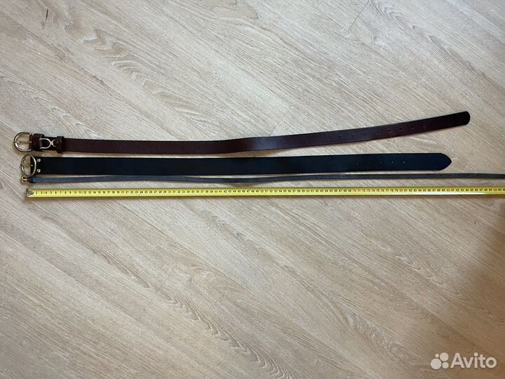 Кожаный тонкий ремень Corso Como